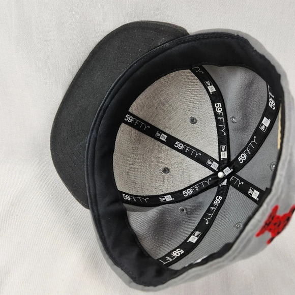 New Era Chicago Bulls Hardwood Classic Fitted Hat.  7 1/2 - Picture 7 of 7